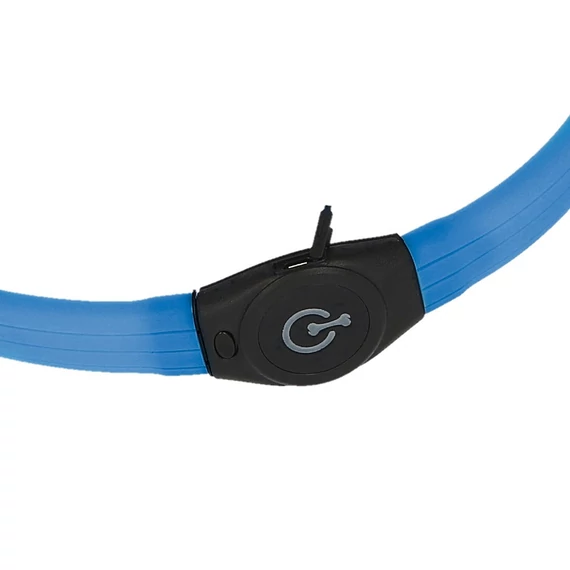 Maxi Safe LED nyakörv hosszú szőrű kutyáknak - zöld